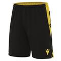 Tempel Match Day Short BLK/YEL 3XS Teknisk kampshorts - Unisex