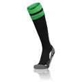 Azlon Socks BLK/GRN M Fotballsokker - Unisex