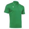 Draco Hero Polo GRN/WHT 3XL Poloskjorte i elastisk stoff