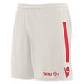 Elbe Short WHT/RED 3XL Teknisk trenings-og kampshorts - Unisex