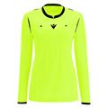 Stephanie Refeere LS shirt NEON YEL XL Dommerdrakt til dame