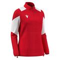 Chantico 1/4 Zip Top Wmn RED/WHT M Teknisk treningsgenser til dame