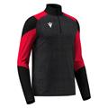 Izel Training 1/4 Zip Top BLK/RED M Teknisk treningsgenser - Unisex