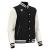 Fiddle varsity college BLK/WHT 3XS Collegejakke - Unisex 