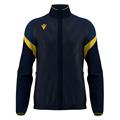 ODIN full zip top NAV/YEL XL Jakke med kontrastdetaljer